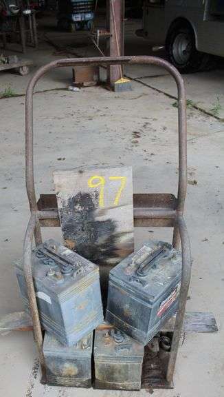 BATTERY CART WITH 4-BATTERIES