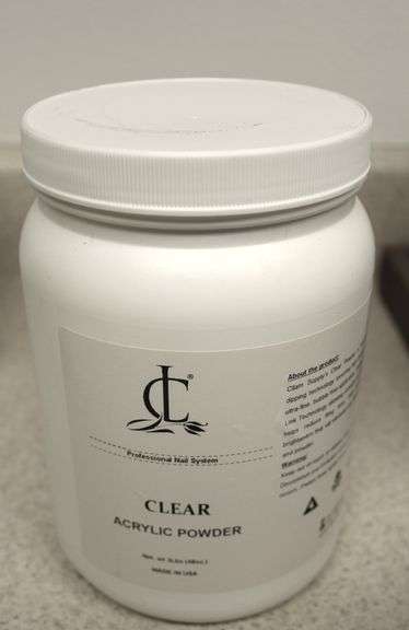 CLLAM ACRYLIC POWDER - CLEAR - 3LB
