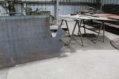 LOT OF 8-STANDS AND SCRAP METAL