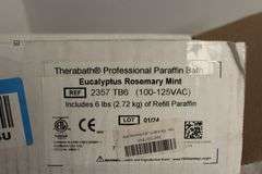 THERABATH PROFESSIONAL PARAFFIN BATH- MODEL TB6 - WITH 6PKS OF EUCALYPTUS ROSEMARY MINT  AND 1 EXTRA