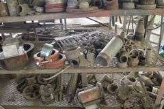 RACK WITH CONTENTS