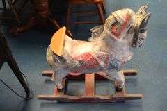 Singer Sewing Machine and Rocking Horse