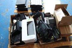 PALLET OF MISC - 4 GETAC LAPTOP, 12 TELEPHONES, 7 LAPTOPS, SOPHOS SWITCH