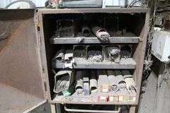 METAL BOX WITH WELDING RODS INCLUDED