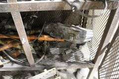 METAL CAGE WITH POWER TOOLS INCLUDED