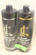 CLLAM GLAM TOP & BASE COAT REFILL 1000ML BOTTLES (2 BOTTLES TOTAL-1 OF EACH)
