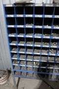 BIN WITH ASSORTED BOLTS AND NUTS