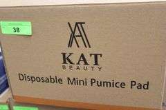 MINI DISPOSABLE PUMICE PADS-YELLOW / CASE OF 400  (40PCS PER PACK - 10 PACKS PER CASE)