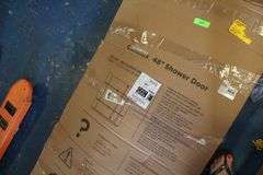 COMMIX MATTE BLACK 48" STORM DOOR