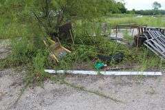 All unlotted scrap on property, to be removed within 30 days by buyer.