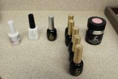 LOT OF ASSORTED GEL TOP AND BASE COAT