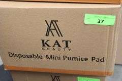 MINI DISPOSABLE PUMICE PADS-YELLOW / CASE OF 400  (40PCS PER PACK - 10 PACKS PER CASE)