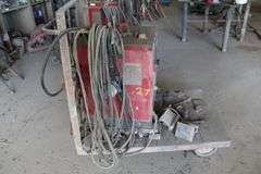 LINCOLN ELECTRIC IDEALARC 250 WELDER WITH CART