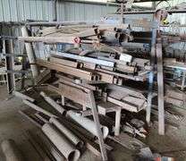 PIPE RACK WITH CONTENTS