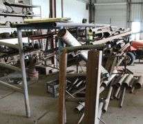 PIPE RACK WITH CONTENTS