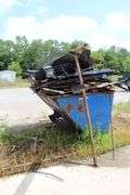 SCRAP BIN WITH CONTENTS