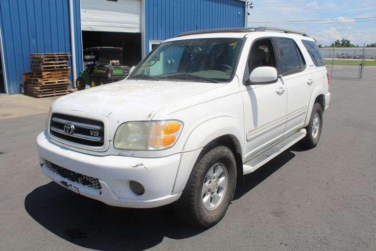 2003  TOYOTA  Sequoia  5TDZT38A43S178136  Mileage:   161652