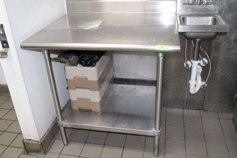 36” STAINLESS TABLE