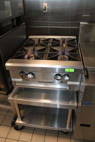 4-BURNER COOK TOP WITH STAND