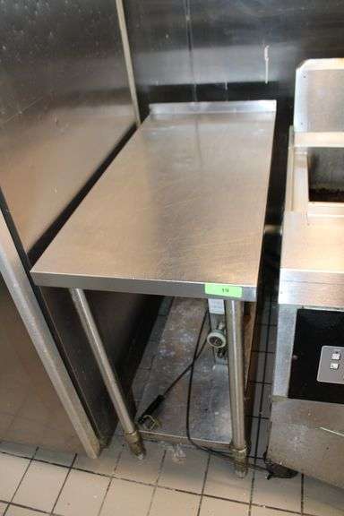 19” STAINLESS TABLE