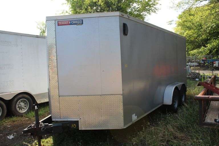 2017 LARK UNITED MANUFACTURING 16' BOX TRAILER 571BE162XHM020626 Mileage: