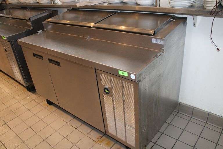 DELFIELD REFRIGERATED PREP TABLE, 60”W