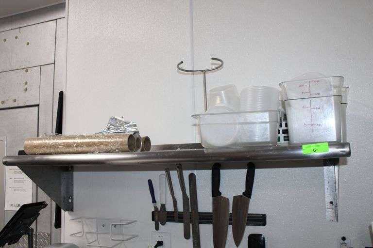 4’ STAINLESS STEEL SHELF