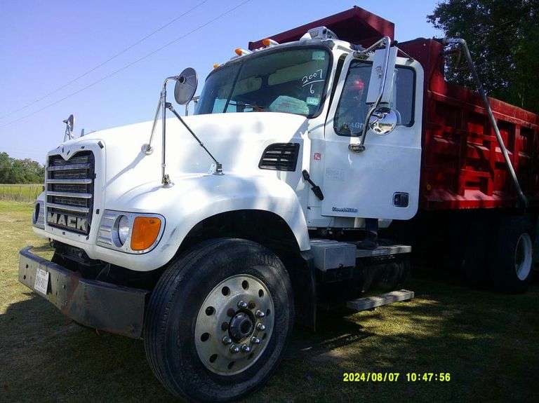 2007  Mack  Dump Truck  Truck  1M2AG11Y67M066514  unk  Franklin TX 2007  Mack  Dump Truck  Truck  1M