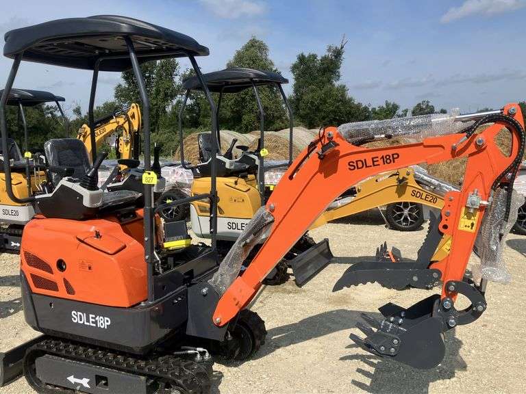 SD Launch 2025 SDLE18P Mini Excavator Franklin TX