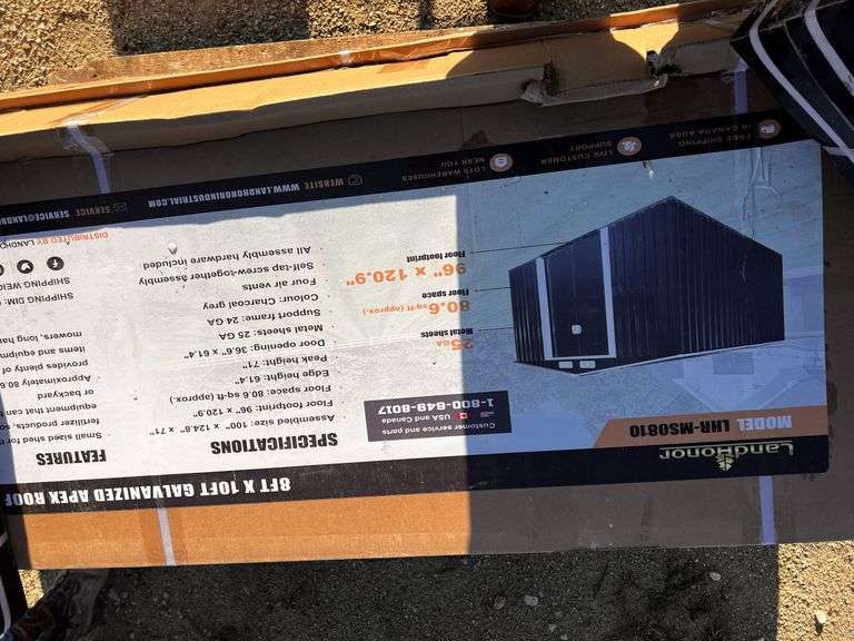 8'x10' Metal Shed Franklin, TX