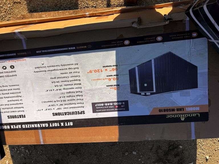 8'x10' Metal Shed Franklin, TX