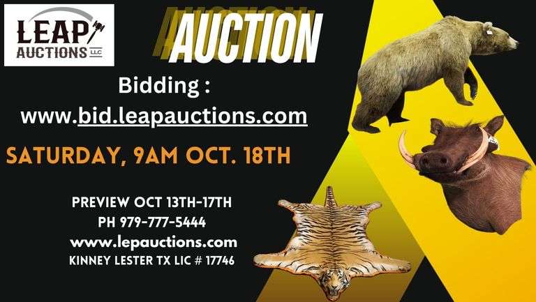 Fall Classic Superior Taxidermy Auction