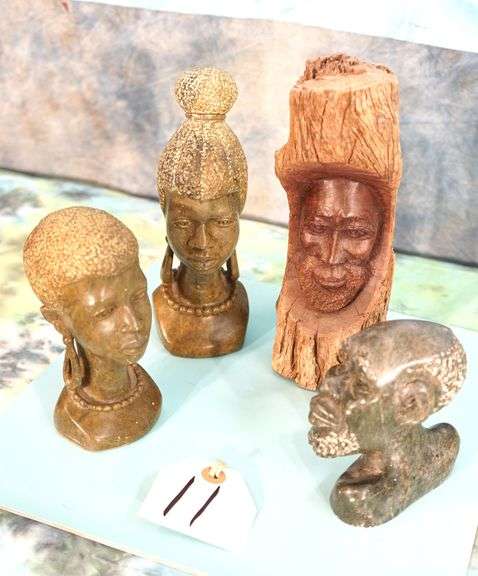 Four African Made Decorations