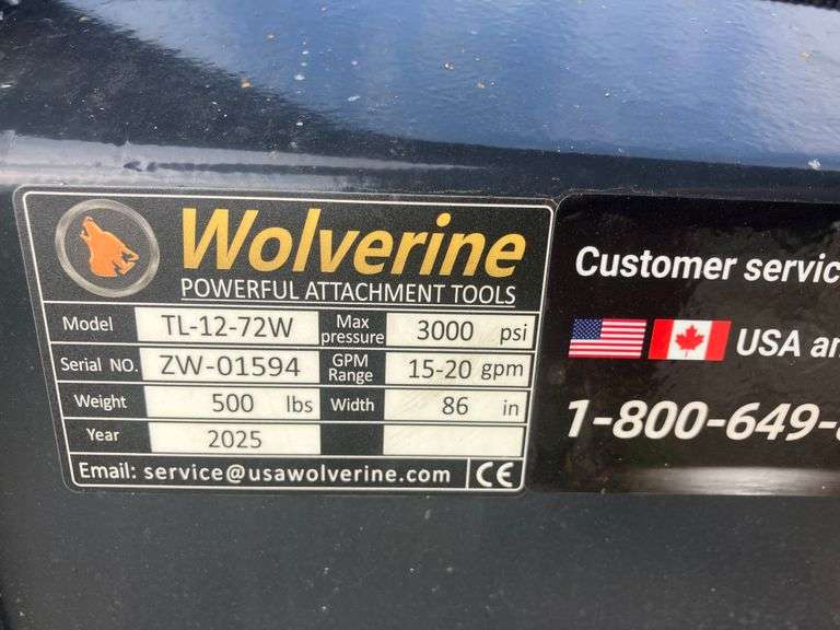 Wolverine 86" Tiller Franklin TX