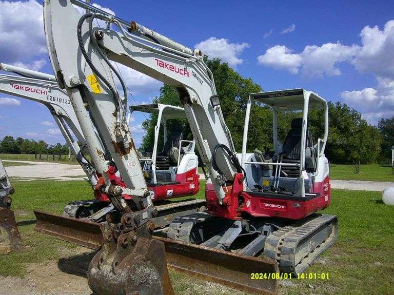 Takeuchi  2016  TB 260  Mini-X  126101117  Franklin, Tx Takeuchi  2016  TB 260  Mini-X  126101117  F