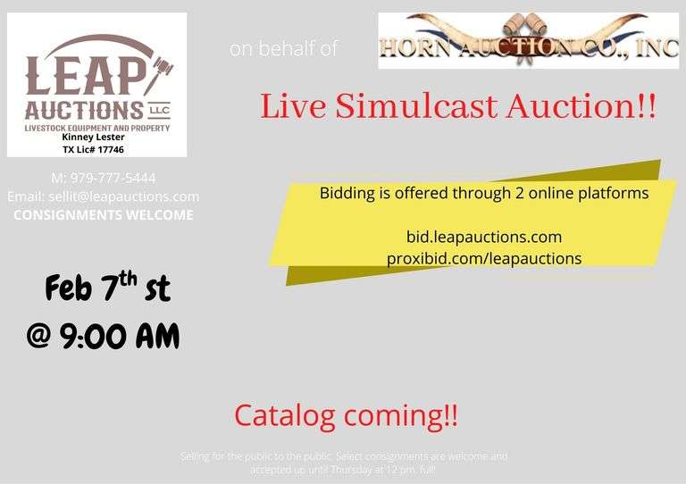 Horn Consignment Auction