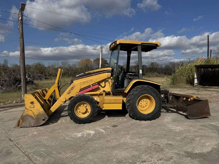 Caterpillar 416D Landscape Tractor Hydraulic Boxblade Franklin TX