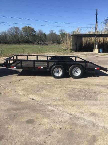 16ft BP Lowboy utility trailer Franklin TX