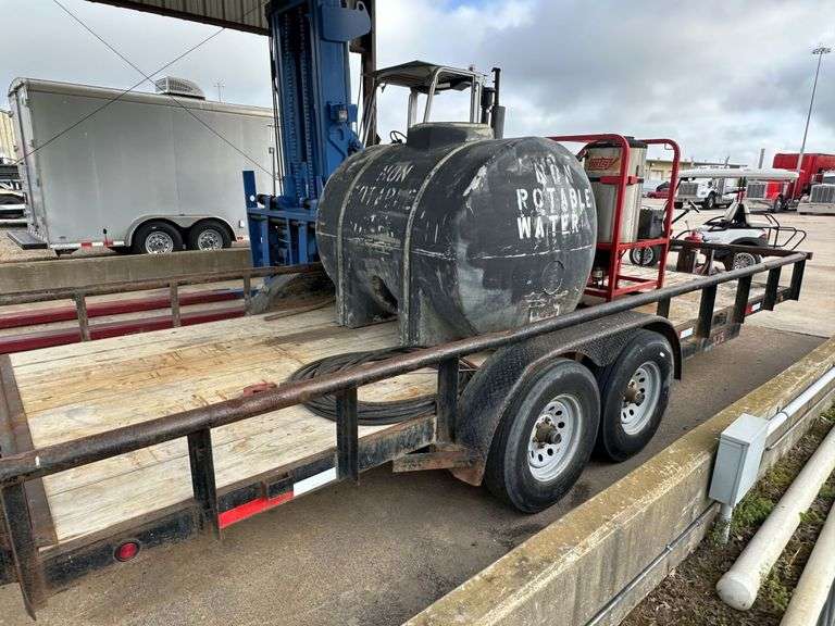Hotsy Pressure washer on 20ft trailer. Caldwell, TX