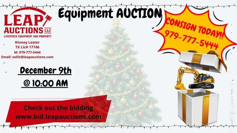 2026 EOY Equipment Consignment Auction