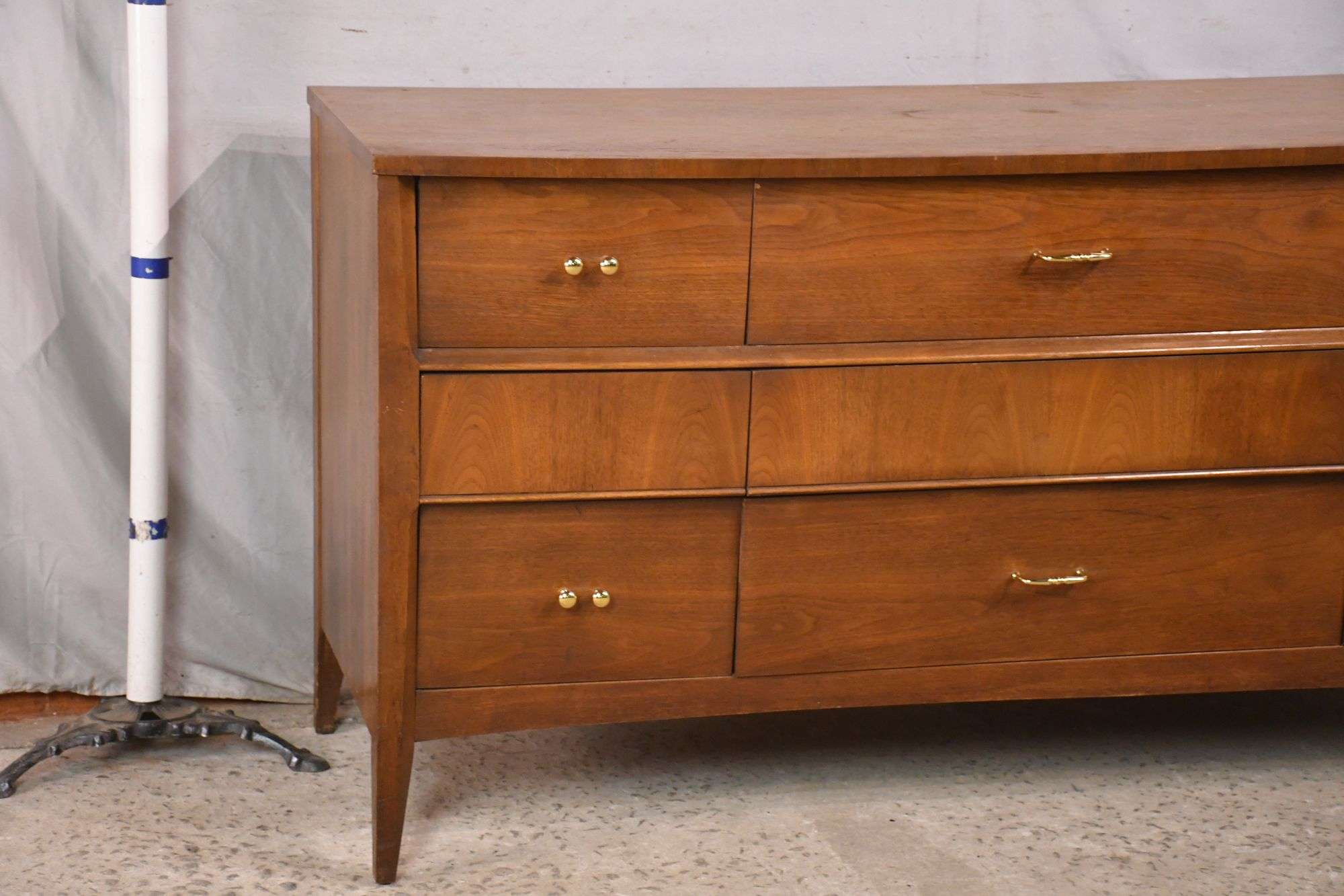 lee mid century modern wood dresser by Sarah Sherman Samuel The mid lee mid-century modern 6-drawer wide