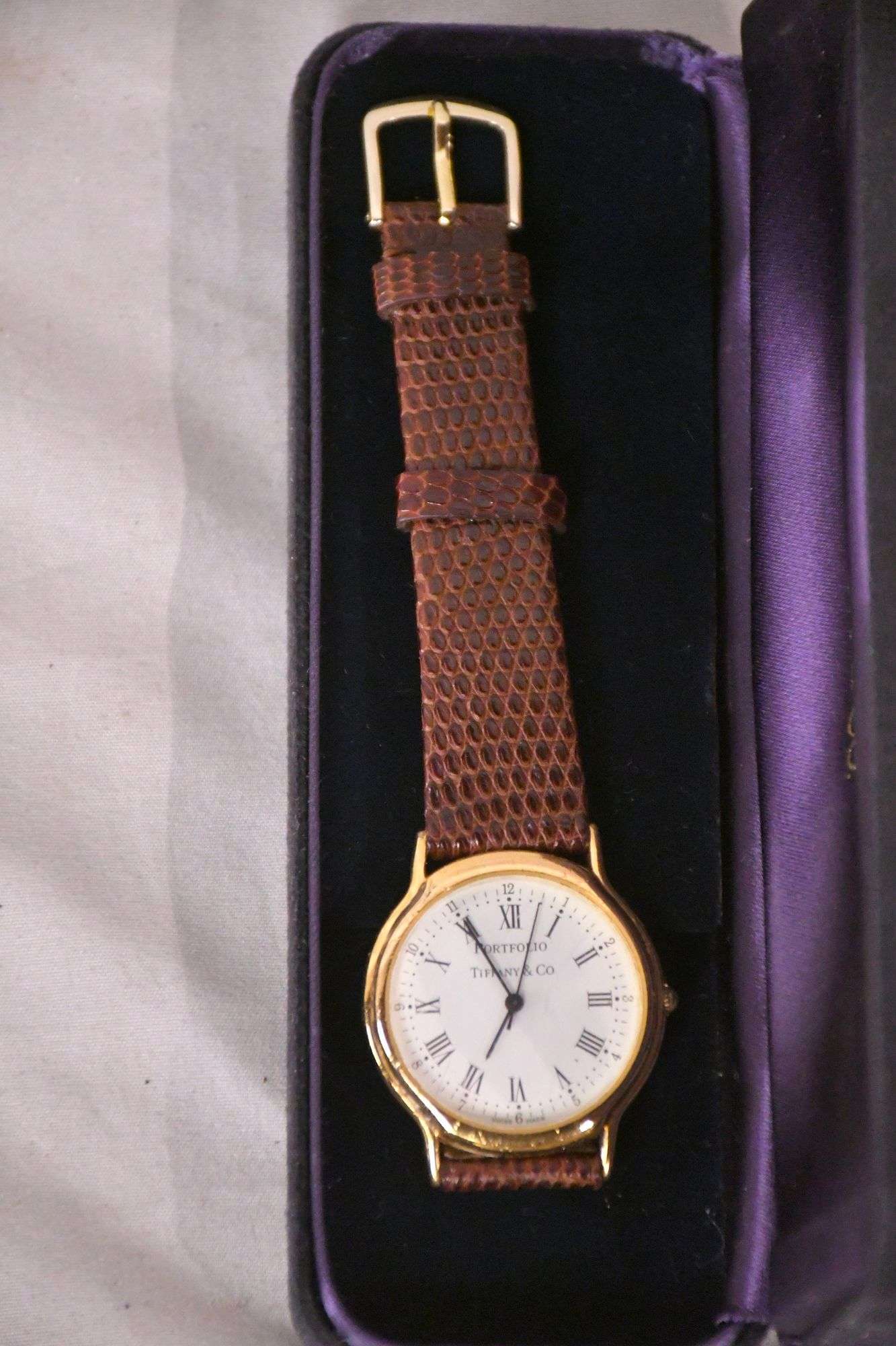 Tiffany & Co. Portfolio 時計 Tiffany & Co. Portfolio Two-Tone Watch, New Crystal, Battery