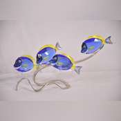 Swarovski crystal sculpture of blue tang fish; 13881-C089 - R.H. 