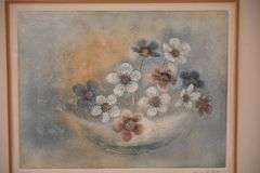 Signed limited edition framed floral print by Pervez Captain; 14475-116