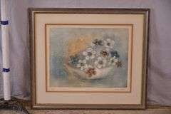 Signed limited edition framed floral print by Pervez Captain; 14475-116
