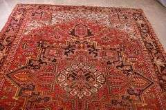 8.6.'x11.1' hand knotted vintage Persian Heriz rug; 40-156550