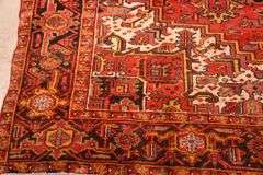 8.6.'x11.1' hand knotted vintage Persian Heriz rug; 40-156550