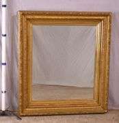 Large mirror with ornate gold frame; 971-158