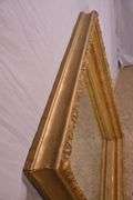Large mirror with ornate gold frame; 971-158