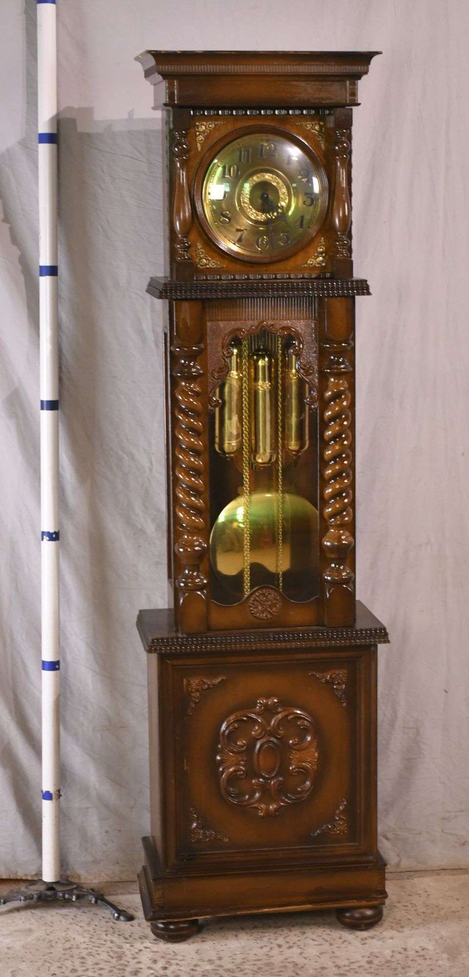 Stil-Uhren Mensinger Black Forest style German grandfather clock
